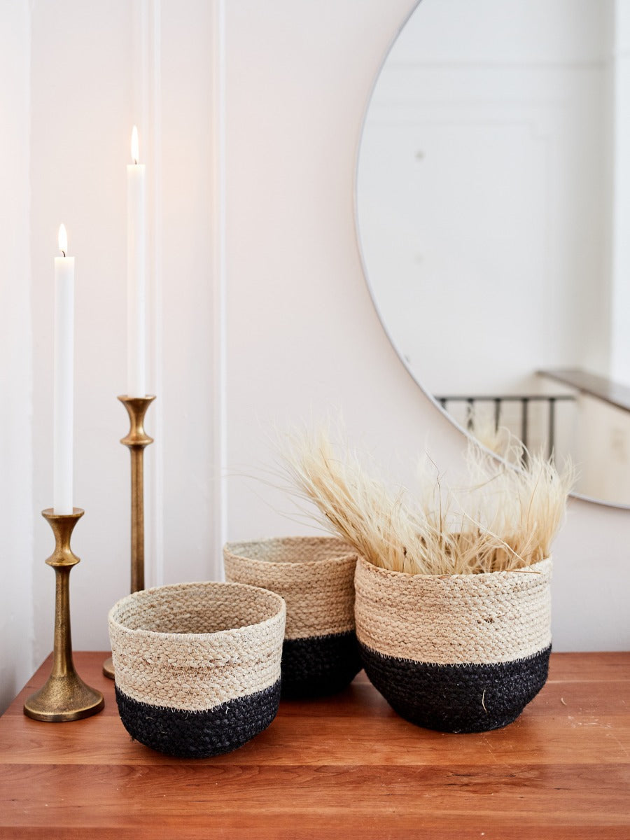 Handwoven Jute Storage Bin | Natural & Serene Organizer