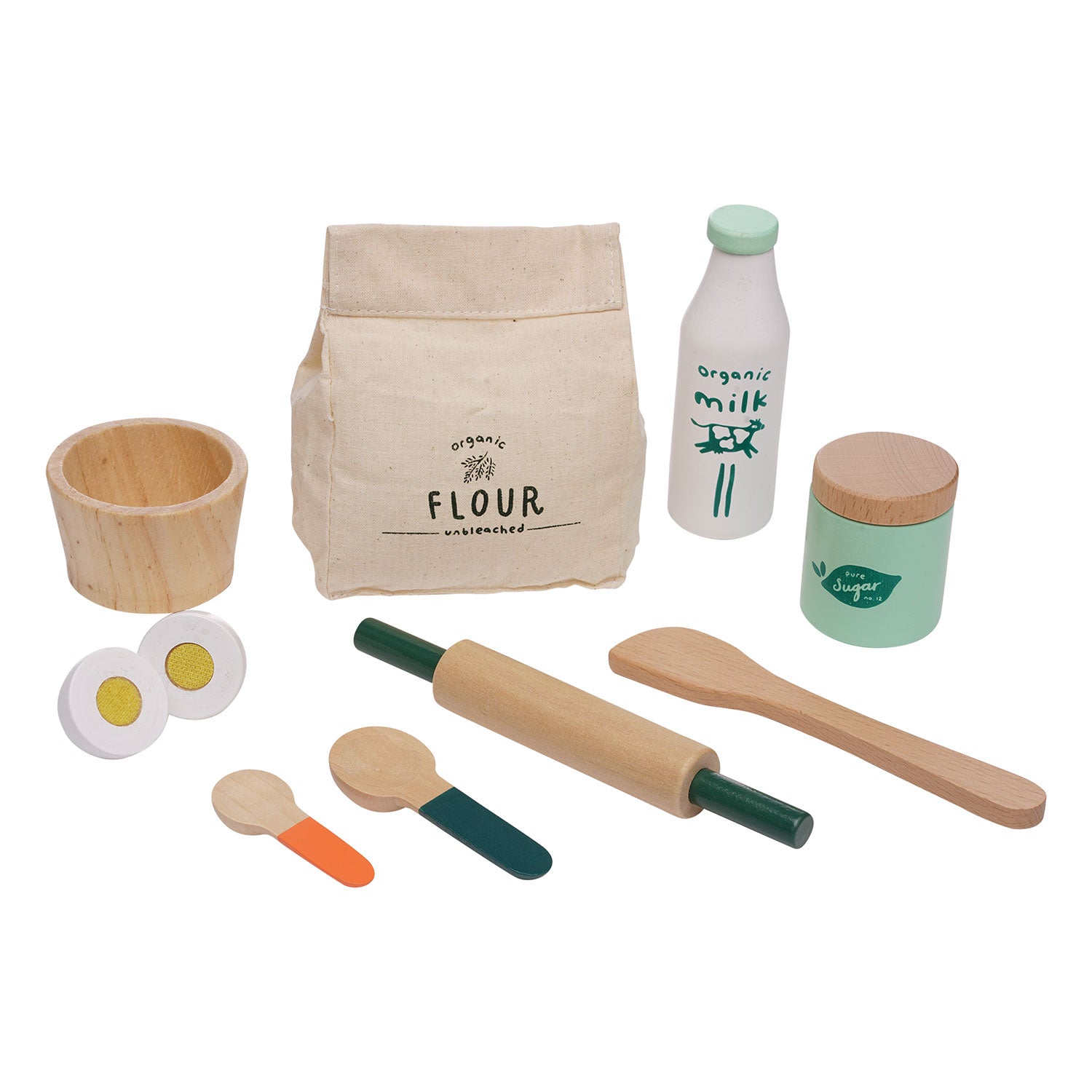 Gentle Play Wooden Baking Set | Quiet Creativity Mixer