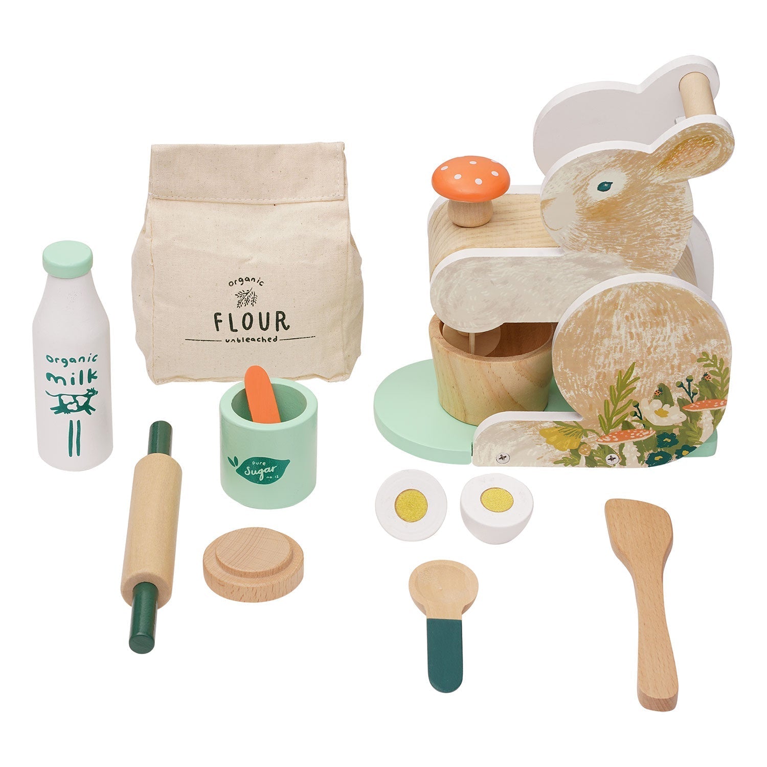 Gentle Play Wooden Baking Set | Quiet Creativity Mixer