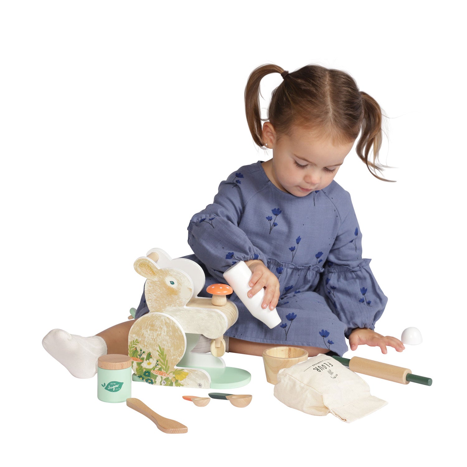 Gentle Play Wooden Baking Set | Quiet Creativity Mixer