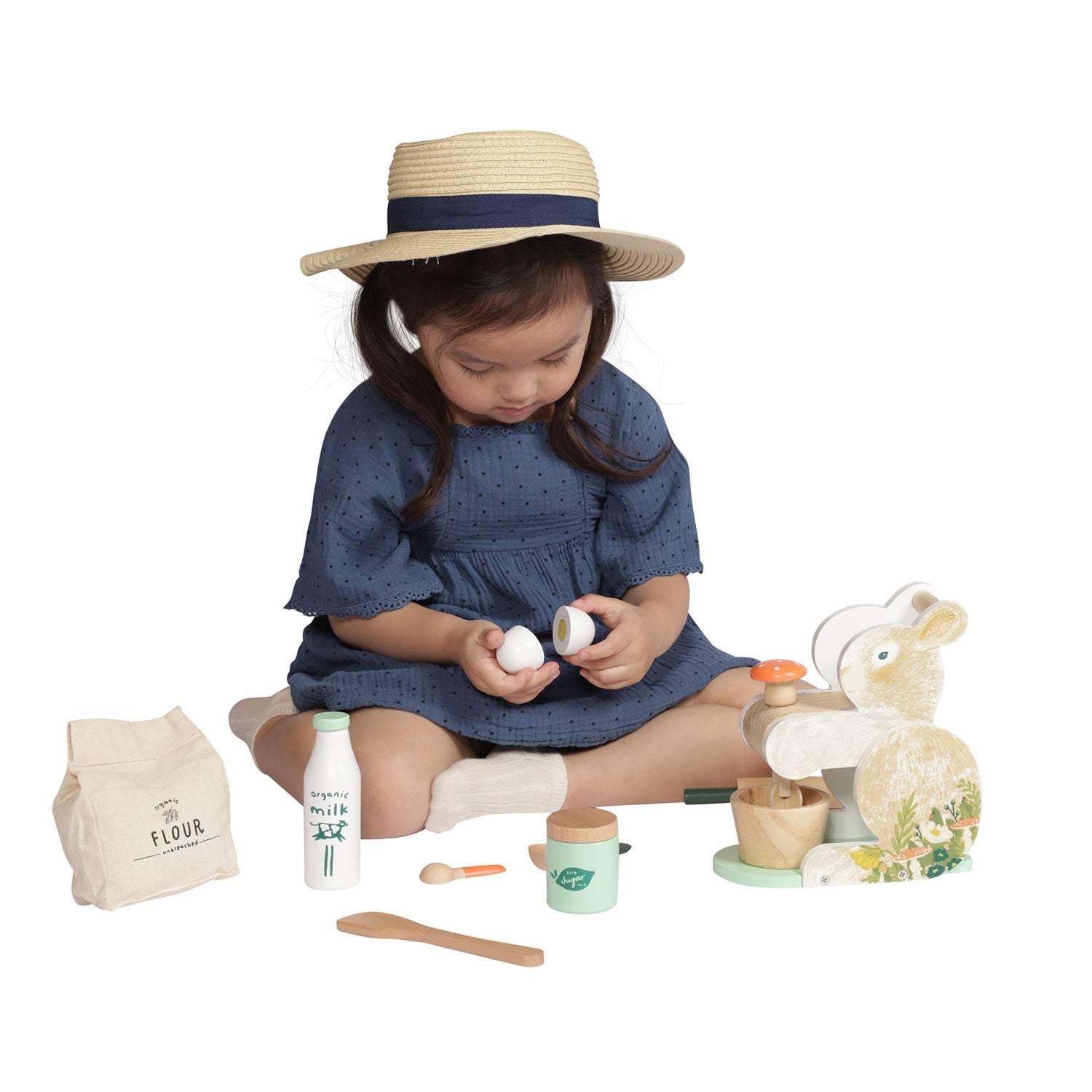 Gentle Play Wooden Baking Set | Quiet Creativity Mixer