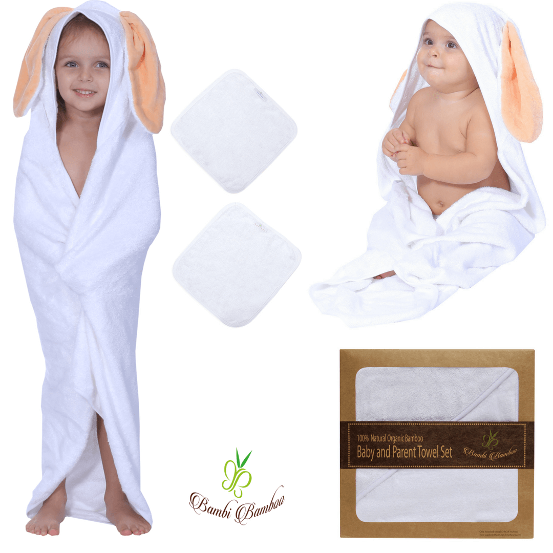 Amber Cloud Hooded Bath Set