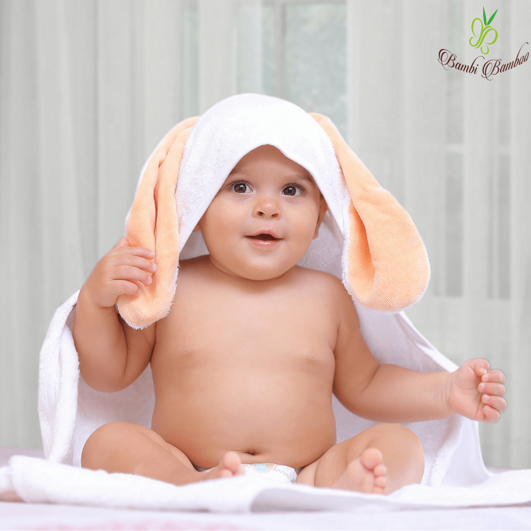 Amber Cloud Hooded Bath Set