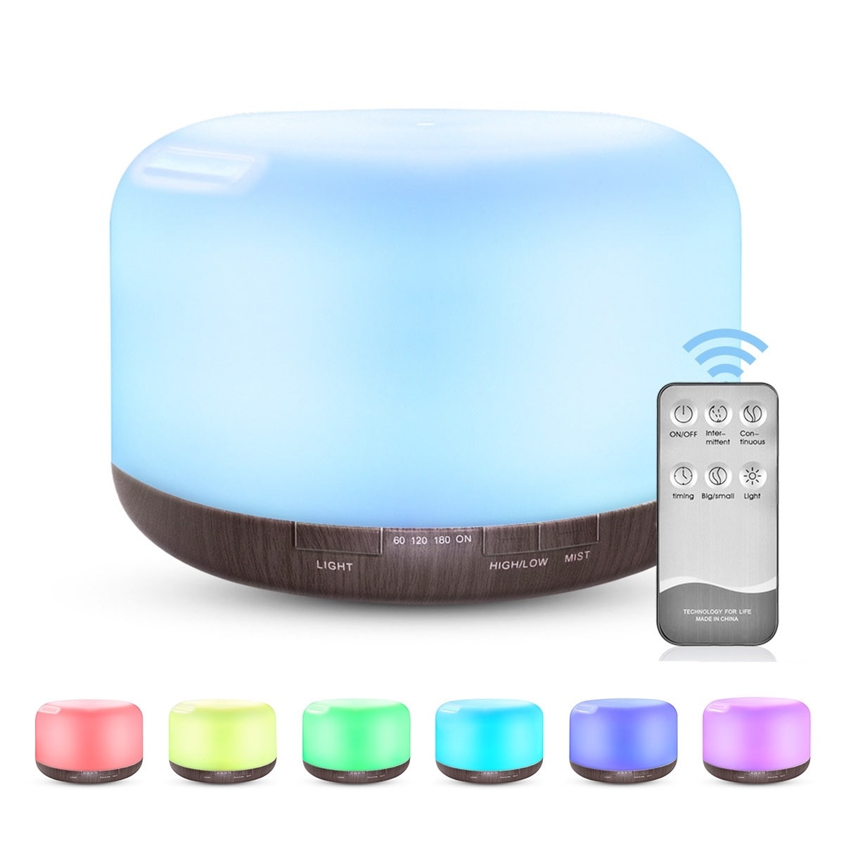 Serene Aura Diffuser with Remote
