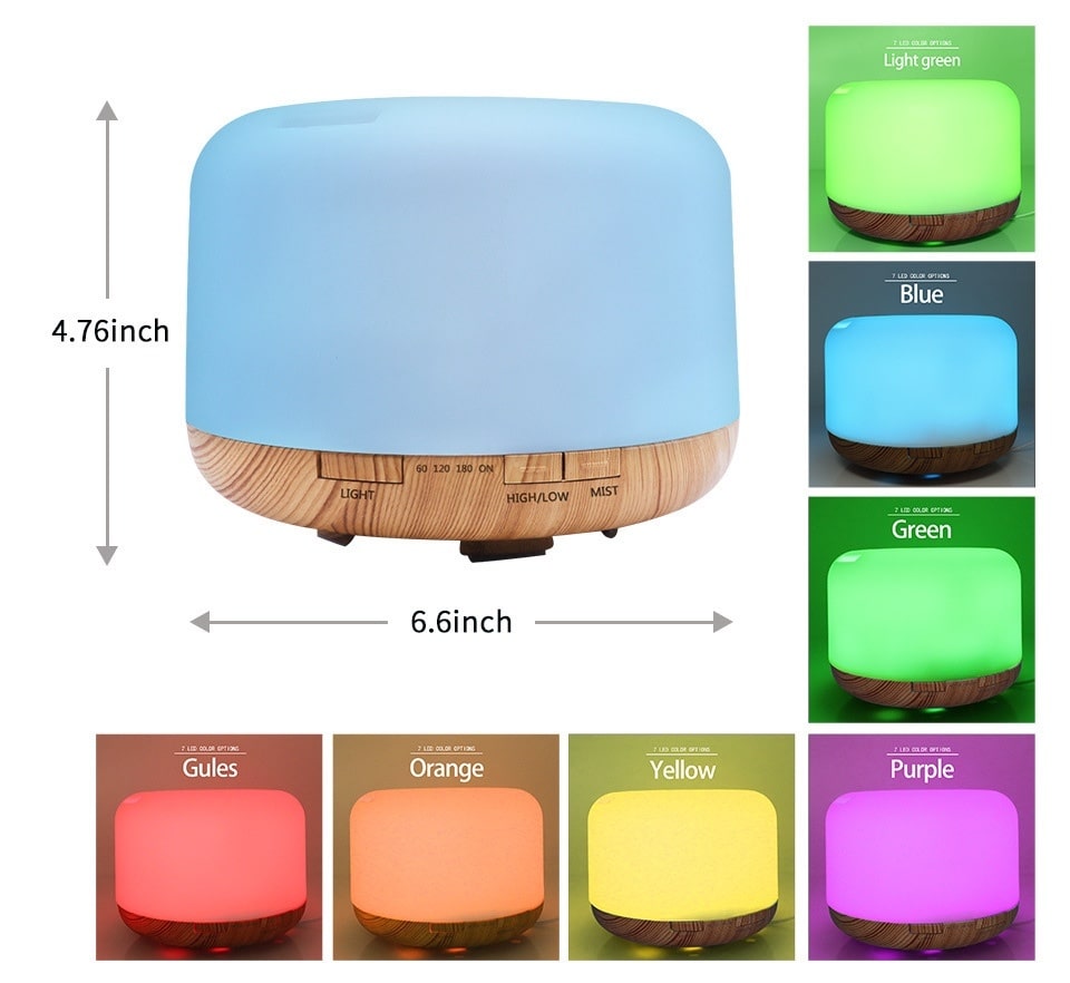 Serene Aura Diffuser with Remote