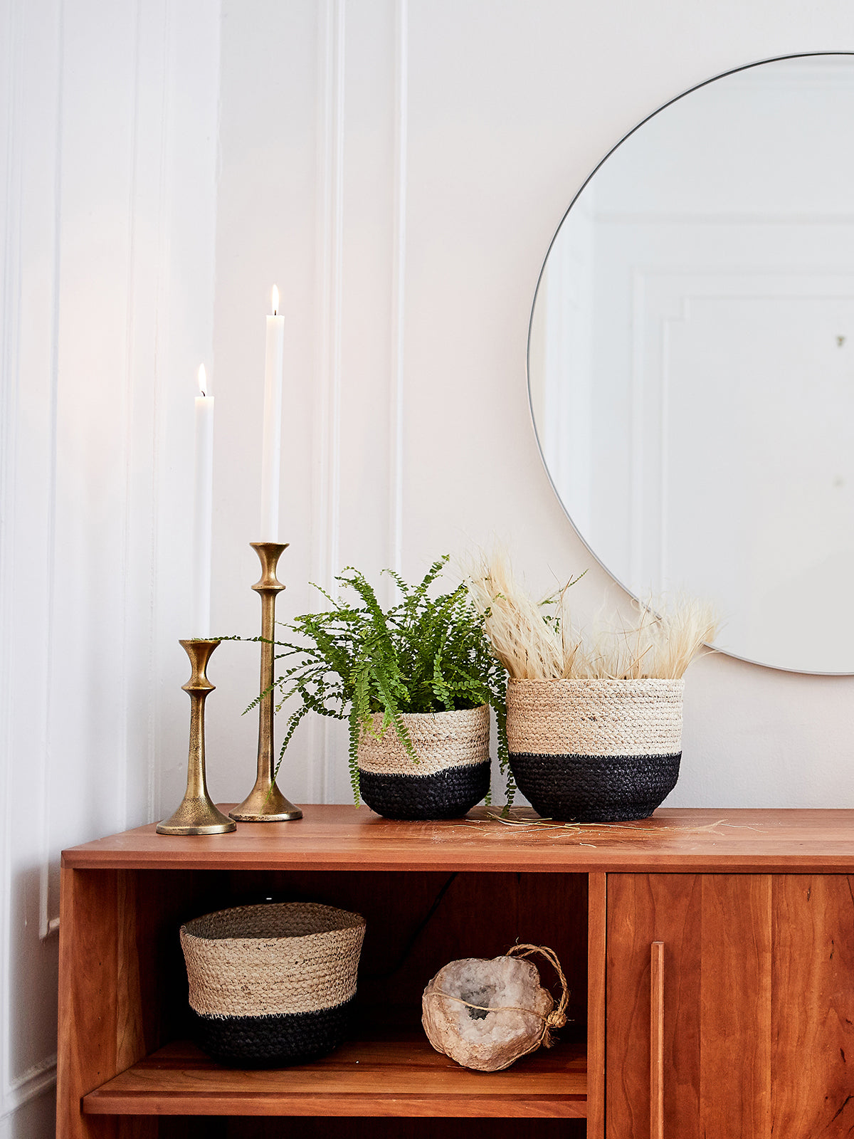 Handwoven Jute Storage Bin | Natural & Serene Organizer